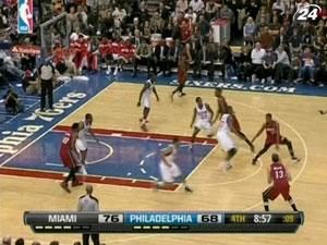 "Маямі Хіт" в останній чверті розгромили "Філадельфію" "Маямі Хіт" в останній чверті розгромили "Філадельфію"