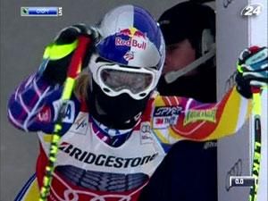 Гірські лижі: Ліндсі Вон здобула перемогу на етапі кубка світу з швидкісного спуску Гірські лижі: Ліндсі Вон здобула перемогу на етапі кубка світу з швидкісного спуску