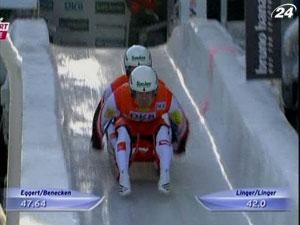 Санний спорт: брати Лінгери другий рік поспіль не мали рівних у двійках Санний спорт: брати Лінгери другий рік поспіль не мали рівних у двійках