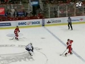 Гол Дацюка принес "Детройту" домашнюю победу в NHL