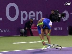 Азаренко знялась із тенісного турніру в Дубаї через травму ноги