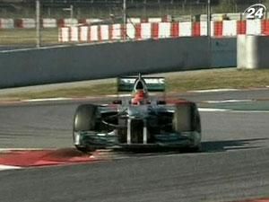 Шумахер проїхав найбільшу кількість кіл на третій день тестів Формули-1