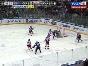 Хоккей: СКА с победы начал серию против ЦСКА