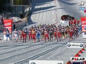 Лыжные гонки: Марит Бьорген завоевала 10 побед в сезоне