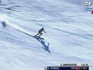 Гірські лижі: Аксель-Лунд Свіндаль здобув Малий Глобус переможця супергіганту