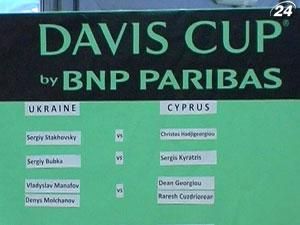 Украинцы выиграли оба стартовых матча в одиночном разряде Davis cup