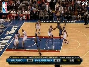 Ефектний дабл-дабл Ховарда допоміг "Меджик" здолати "Сіксерс" Ефектний дабл-дабл Ховарда допоміг "Меджик" здолати "Сіксерс"