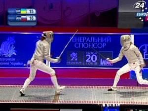 Фехтування: українки здобула срібні нагороди у командній шаблі