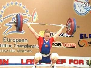 Тяжелая атлетика: Оксана Сливенко - трехкратная чемпионка Европы