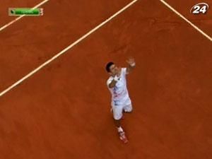 Теннис: Новак Джокович пробился в четвертьфинал турнира
