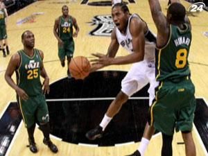 "Сан-Антонио" во второй раз разгромил "Юту" "Сан-Антонио" во второй раз разгромил "Юту"