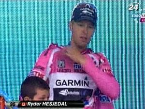 Велоспорт: Хесхедаль продовжує лідирувати в загальному заліку Giro d'Italia