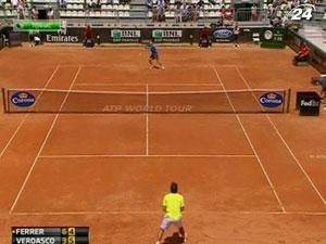 Теніс: Перегравши Долгополова на Internazionali d'Italia, Вердаско поступився Ферреру