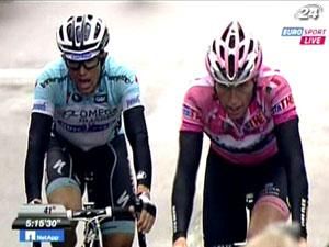 Велоспорт: Хоакин Родригес на Giro D'Italia вернул розовую майку лидера