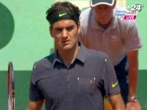 Теннис: Роджер Федерер прошел первый круг Roland Garros