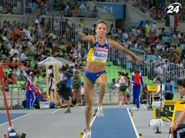 Украинка Ольга Саладуха победила в тройном прыжке