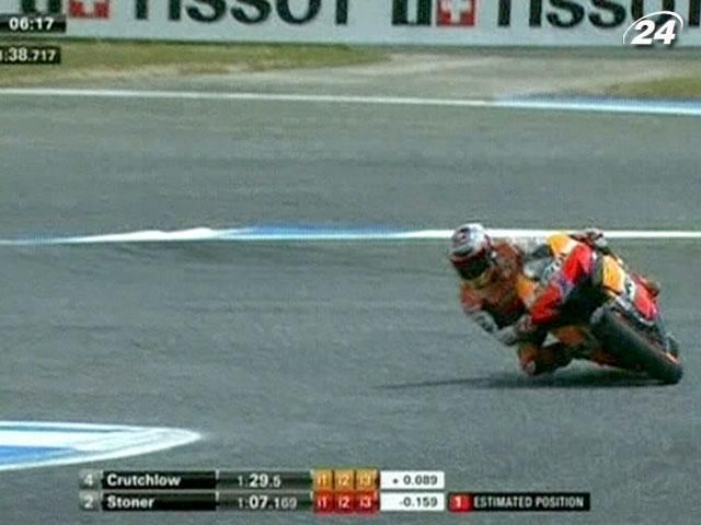Перегони: Стоунер та Лоренсо були найшвидшими на Moto GP у п'ятницю
