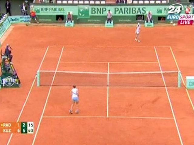 Теніс: Світлана Кузнєцова на Roland Garros розгромила третю сіяну