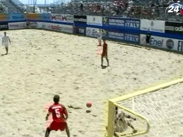 Чехи і білоруси здобули упевнені перемоги в І турі пляжного футболу