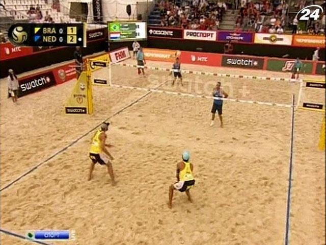 Пляжный волейбол: бразильцы Рего и Черутти оправдали статус главных фаворитов Пляжный волейбол: бразильцы Рего и Черутти оправдали статус главных фаворитов