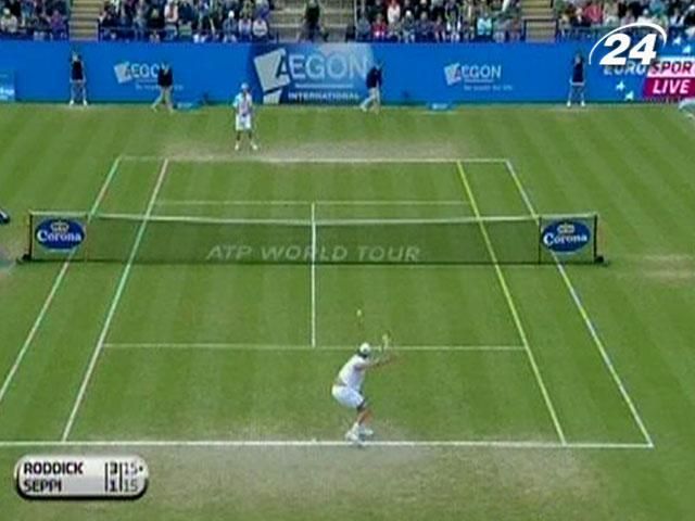 Теннис: Энди Роддик в финале AEGON International без хлопот разобрался с Андреасом Сеппи