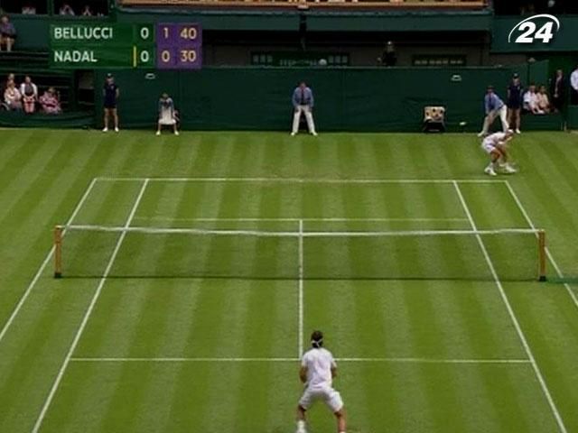 Теніс: Рафаель Надаль програв стартові 4 гейми, але виграв дебютний матч Wimbledon