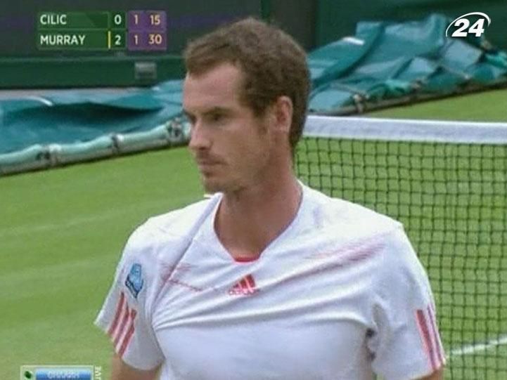 Теніс: Енді Маррей п'ятий рік поспіль гратиме у чвертьфіналі