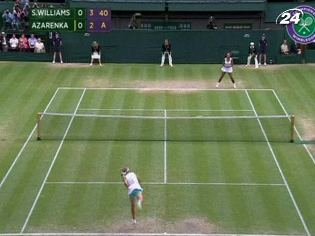 Теннис: 24 эйса помогли Серене Уильямс седьмой раз выйти в полуфинал Wimbledon
