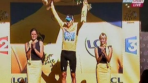 Велоспорт: Брэдли Виггинс выиграл девятый этап гонки Tour de France