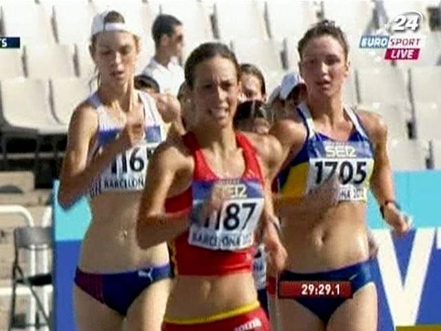 Юниорка Людмила Оляновська стала четвертой в ходьбе на 10 км на чемпионате мира