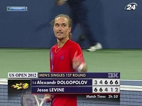 US Open: Александр Долгополов пробился во второй круг