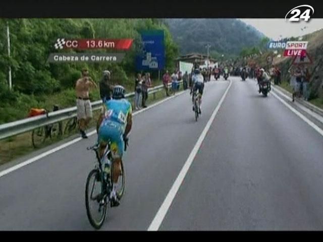 Альберто Контадор - новый лидер велогонки на Vuelta 2012