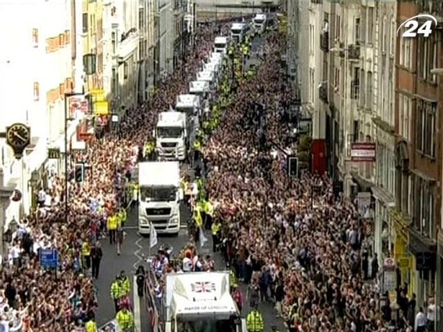 В Лондоне состоялся парад олимпийцев
