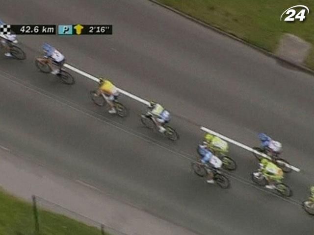 Перемогу на ще одному етапі велозмагань Tour of Britain здобув чех Леопольд Кьоніг