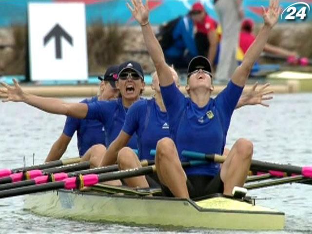 Украинские спортсменки получили "золото" в парной четверке, "серебро" - за мужчинами Украинские спортсменки получили "золото" в парной четверке, "серебро" - за мужчинами