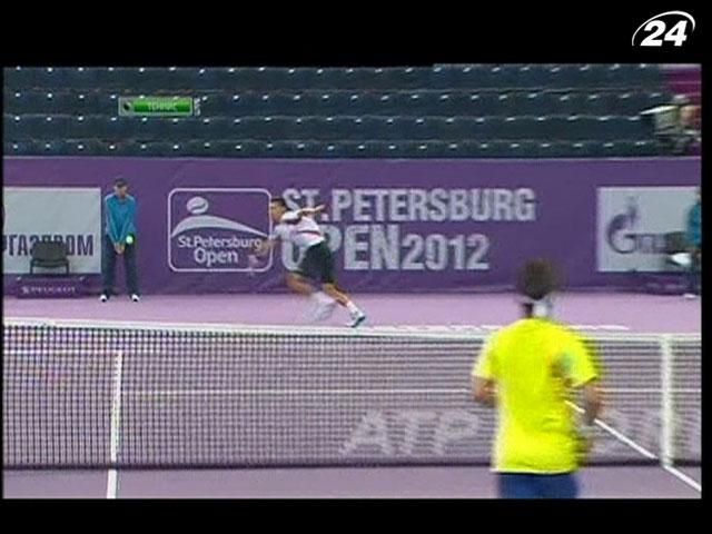 Тенісист Сергій Стаховський не зумів пробитися до чвертьфіналу St. Petersburg Open