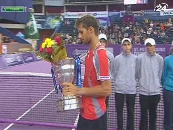 St.Petersburg Open: Мартін Кліжан виграв перший турнір у кар'єрі