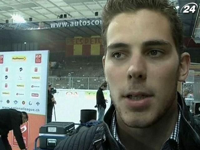 Хоккеист Тайлер Сегин готовится к дебюту за швейцарский клуб "Биль"