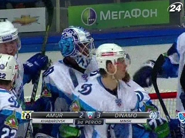 Минский хоккейный клуб "Динамо" обыграл хабаровский "Амур" Минский хоккейный клуб "Динамо" обыграл хабаровский "Амур"