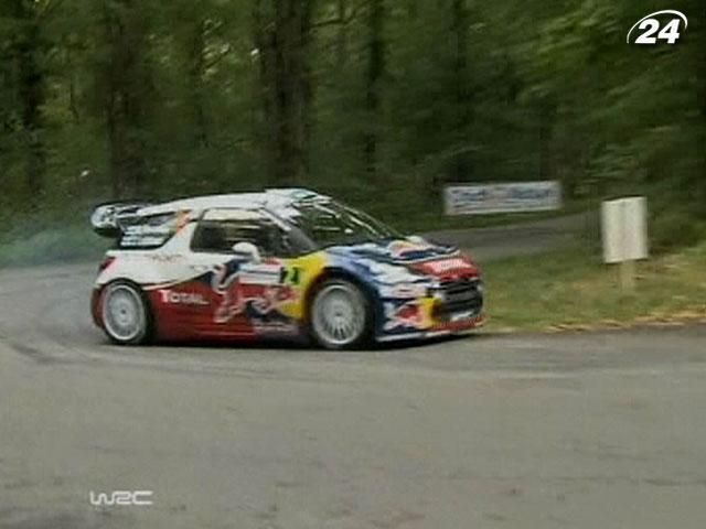 Гонки: Себастьян Леб захватил лидерство на ралли Франции Гонки: Себастьян Леб захватил лидерство на ралли Франции