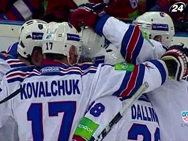 Хоккейный клуб СКА на выезде справился со "Львом" Хоккейный клуб СКА на выезде справился со "Львом"