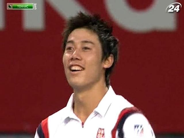 Кеї Нішікорі тріумфував на домашньому тенісному турнірі у Японії