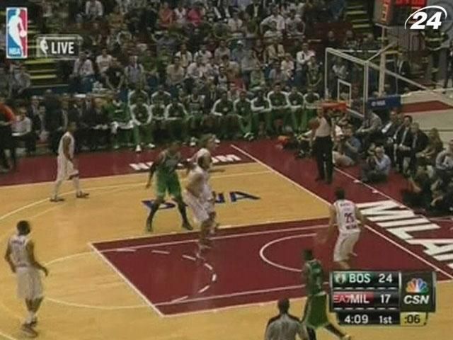 "Бостон Селтікс" провів передсезонний спаринг у Європі "Бостон Селтікс" провів передсезонний спаринг у Європі