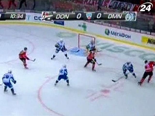 "Донбасс" потерпел поражение в хоккейном противостоянии с "Динамо" "Донбасс" потерпел поражение в хоккейном противостоянии с "Динамо"