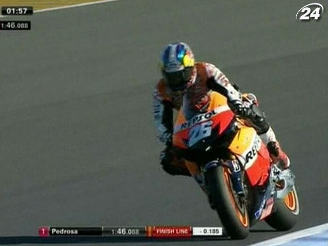 Дани Педроса показал лучшее время в стартовых практиках Моtо GP Дани Педроса показал лучшее время в стартовых практиках Моtо GP