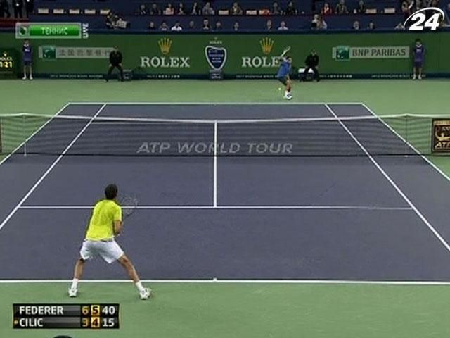Федерер и Джокович пробились в полуфинал Shanghai Masters