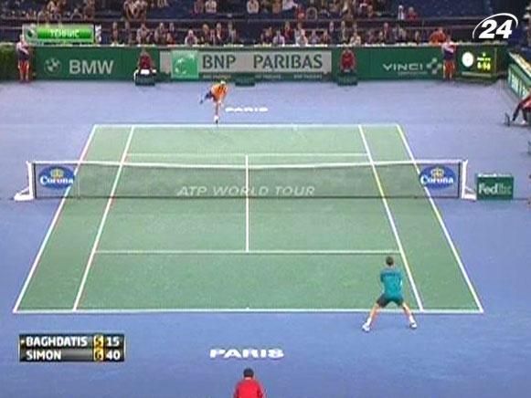 Теннис: Жиль Симон начал турнир с победы над Багдатисом