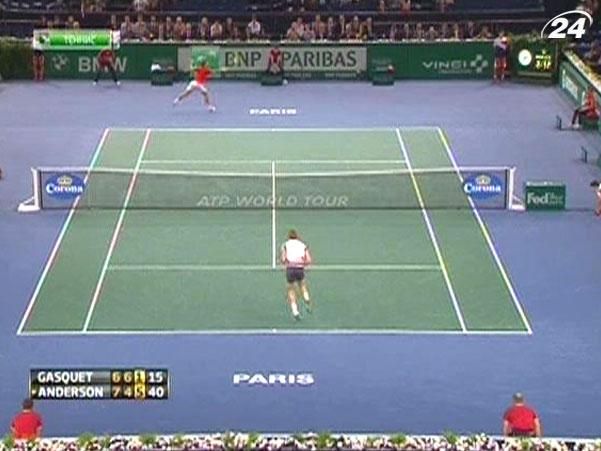 Теннис: Ришар Гаске потерпел поражение в Paris Masters
