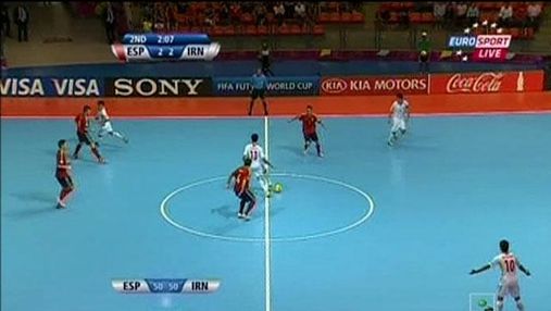 Футзал: збірна Ірану уникнула поразки у матчі проти Іспанії