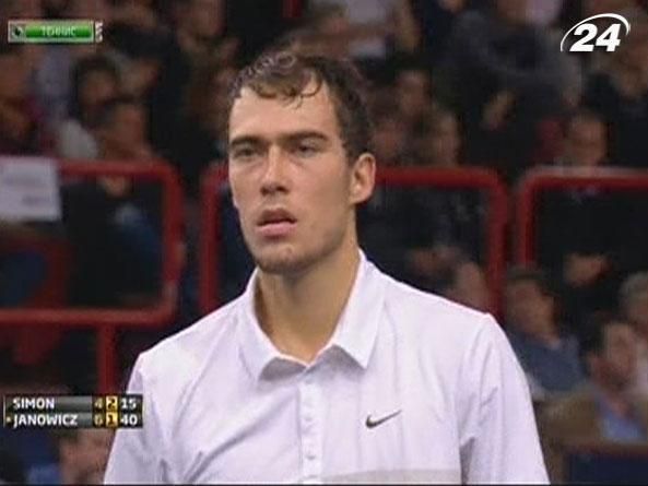 Теннис: Янович пробился уже в финал Paris Masters